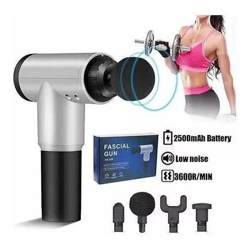 Masajeador Muscular 4 cabezales 6 niveles