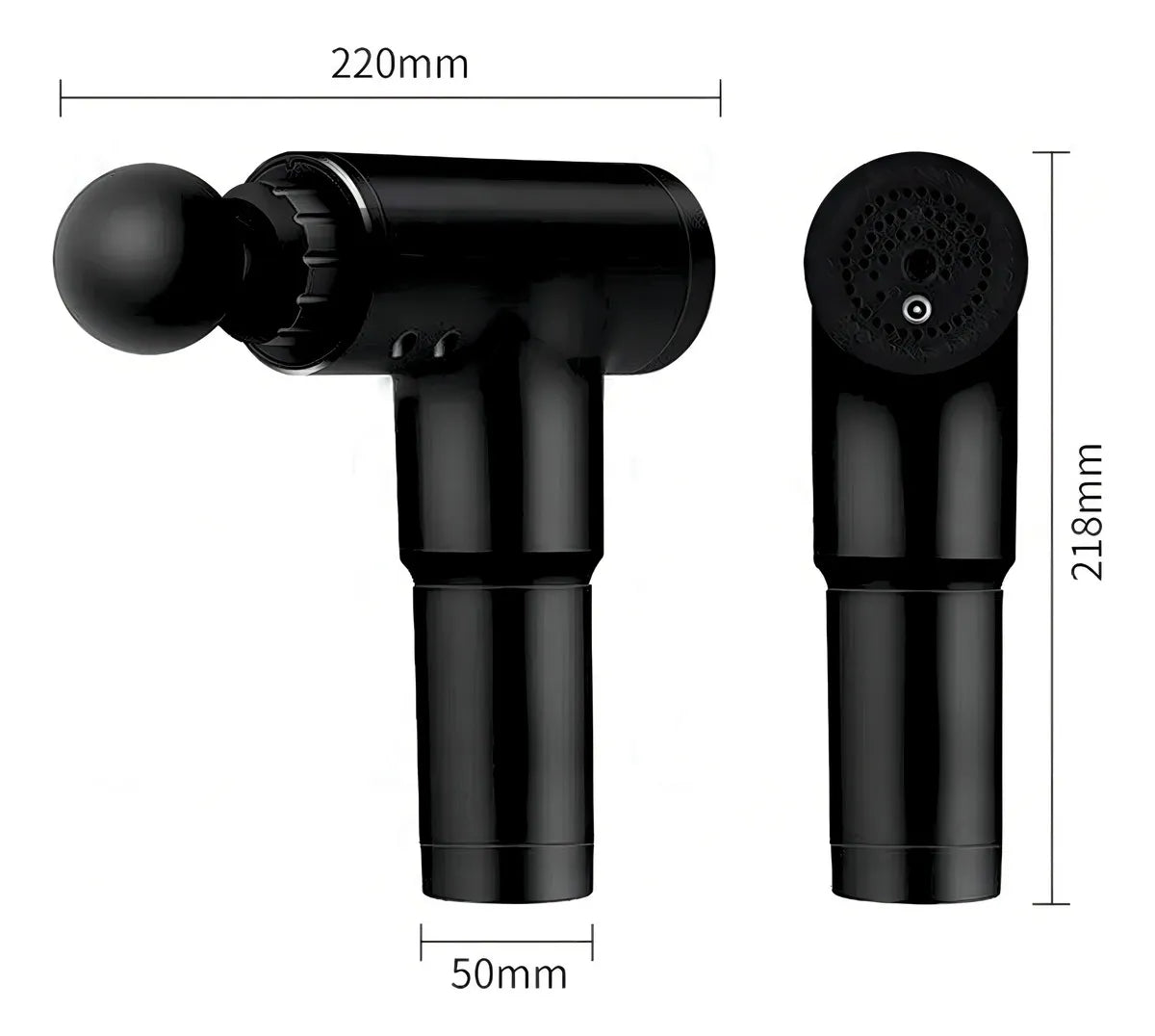 Masajeador Muscular 4 cabezales 6 niveles
